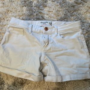 Abercrombie kids white jean shirt (size 13-14)